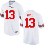 Men's Ohio State Buckeyes #13 Eli Apple White Nike NCAA College Football Jersey Copuon IRJ6344LN